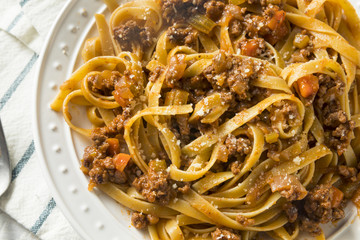 Homemade Italian Ragu Sauce and Pasta