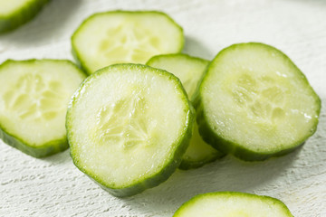 Healthy Organic Green English Cucumbers