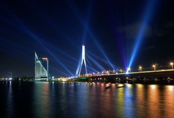 Fototapeta premium Panoramic view of Riga city, the capital of Latvia