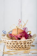 Fototapeta na wymiar Huevos de Pascua