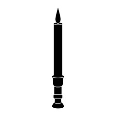 Jewish candle icon