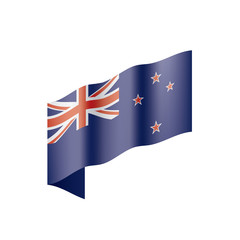 New Zealand flag, vector illustration