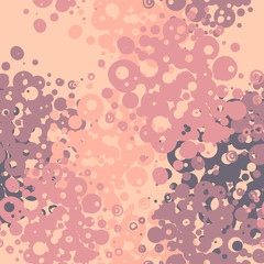 Bubble doodles seamless pattern