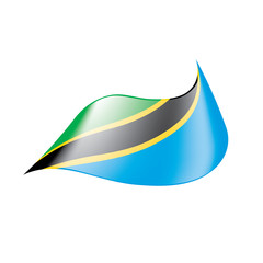 Tanzania flag, vector illustration