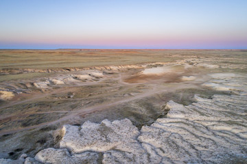 arroyo in northern Colorado prairie