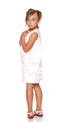 Portrait of a beautiful little girl