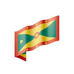 Fototapeta premium Grenada flag, vector illustration