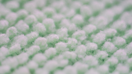 Microfiber cloth macro