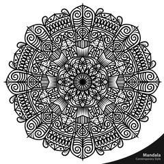 Mandala Geometric Pattern Decorative Graphic Element