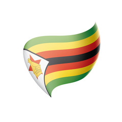 Zimbabwe flag, vector illustration
