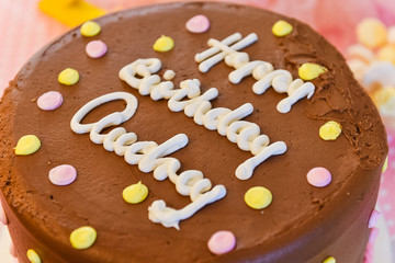 Happy Birthday Chocolate Cake 