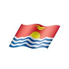 Kiribati flag, vector illustration