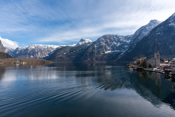 Obraz premium Hallstatt am Hallstätter See