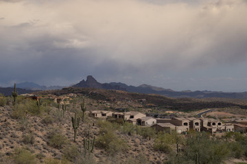 Scenic view of Fountain Hills near Scottsdale,Az