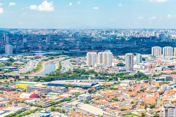 Obraz premium Sao Paulo, Brazil. Aerial View.