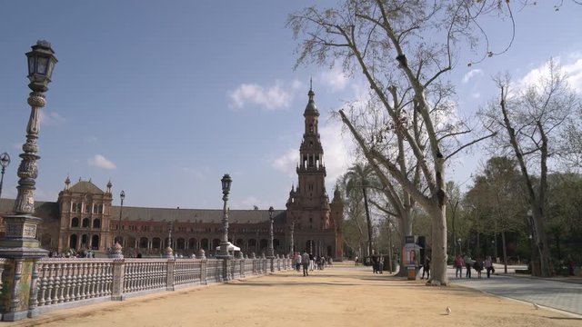 Plaza de Espana and the south tower