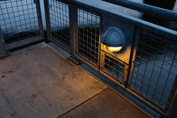 Fototapeta premium Light on the esplanade