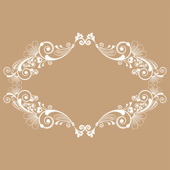 vector vintage floral  background with decorative flowers for design