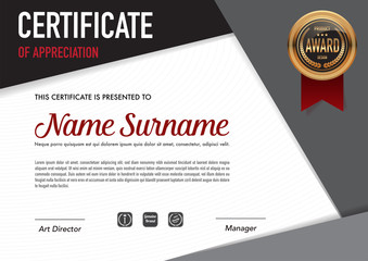 Certificate template luxury and diploma style,vector illustration.