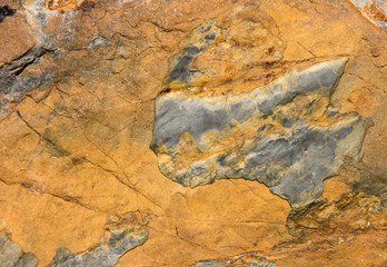 Orange stone texture background, abstract stone surface (natural patterns) for design.