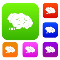 Tear gas set color collection