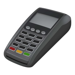 Obraz premium Pay credit card icon, realistic style