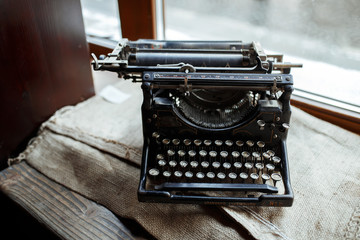 Old vintage typewriter