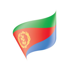 Eritrea flag, vector illustration