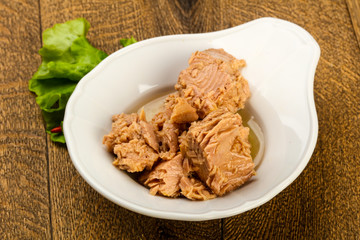 Canned tuna fish