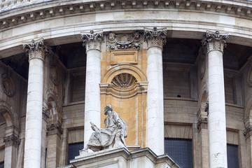 18th century St Paul Cathedral, London, United Kingdom.