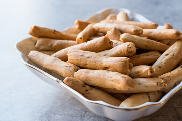 Turkish Pastry Crispy Stick Crackers with Anise Flavor