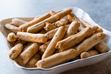 Turkish Pastry Crispy Stick Crackers with Anise Flavor