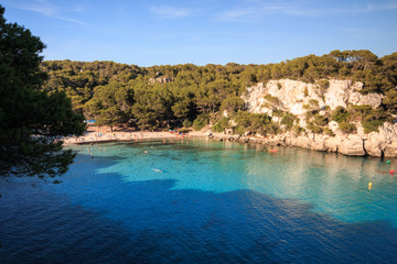 Fototapeta na wymiar Cala Macarella - isola di Minorca (Baleari)