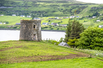 Captains Frasers folly in Uig,Isle of Skye - Scotland