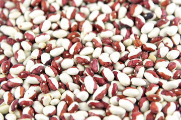 Red kidney beans texture background. Mexican Bean agriculture.