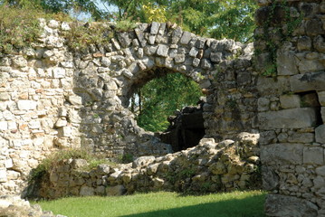 Château-Thierry, vestiges du Château médiéval, aisne, France