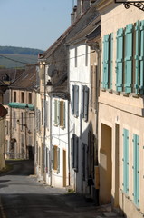 Château-Thierry, ville de l'Aisne, Jolies façades du centre ville, France