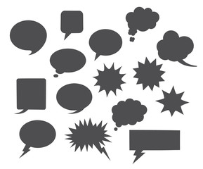 Speech Bubbles Set