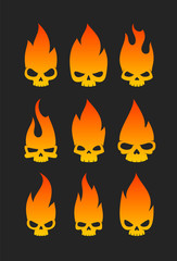 Evil Skulls Icons