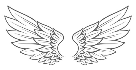 Tattoo Style Wings