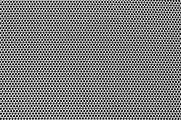 Closeup of a metal grid.