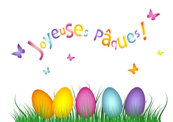 Fototapeta premium Joyeuses Paques