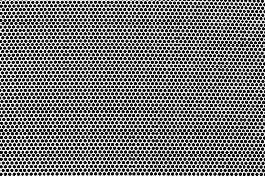 Closeup of a metal grid.