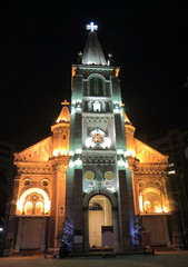 Holy Rosary Cathedral Munor Basikica church in Kaohsiung Taiwan