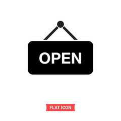 Open vector icon