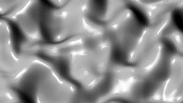 Abstract Morphing Grey Liquid Surface Seamless Loop