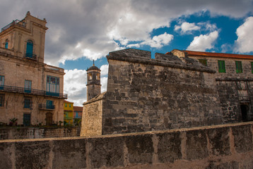 Castillo de la Real Fuerza. The old fortress Castle of the Royal Force, Havana, Cuba.