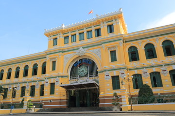 Central post office Saigon Ho Chi Minh City Vietnam - 198711666