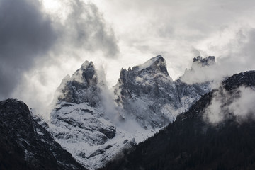 Obraz premium Over the Top - Dolomites