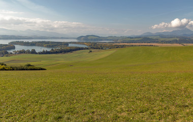 Summer hills close to Liptovsky Trnovec village, Slovakia.